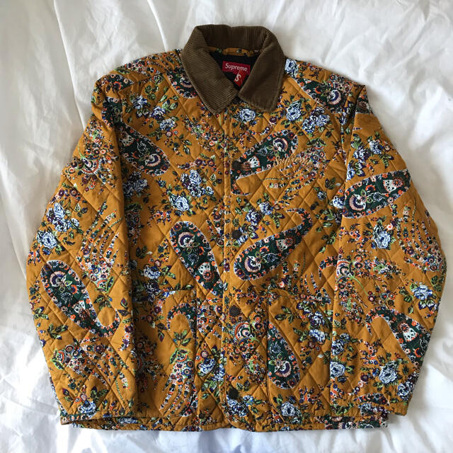 Supreme Quilted Paisley Jacket マスタード | www.myglobaltax.com