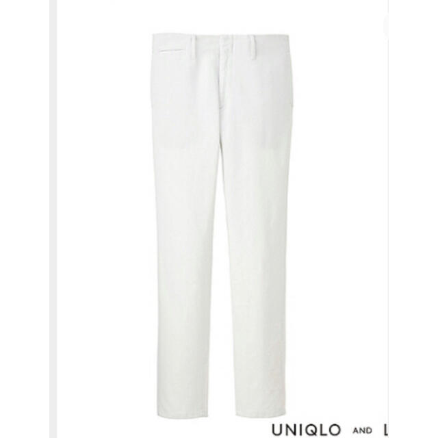 UNIQLO(ユニクロ)のユニクロ ルメール パンツ　ホワイト メンズのパンツ(チノパン)の商品写真