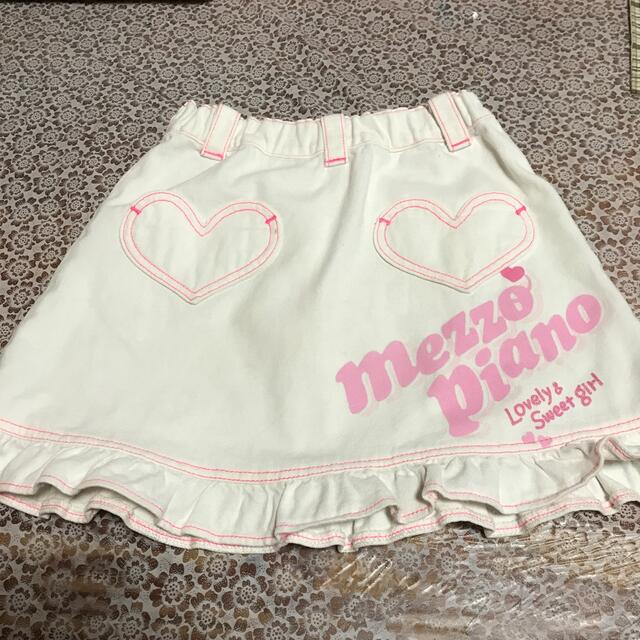 mezzo piano(メゾピアノ)のメゾピアノスカート キッズ/ベビー/マタニティのキッズ服女の子用(90cm~)(スカート)の商品写真