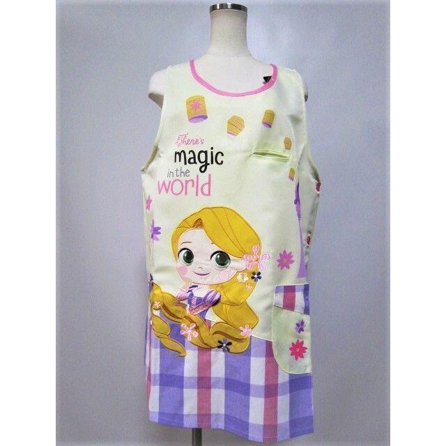 芸能人愛用のルームウェア Disney - ラプンツェルエプロン☆キャラクターエプロン(ぷらぷら キャラクターグッズ