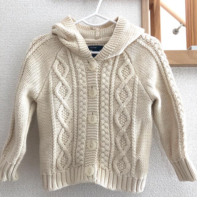 babyGAP(ベビーギャップ)のbabyGAP  ニットカーディガン キッズ/ベビー/マタニティのキッズ服女の子用(90cm~)(カーディガン)の商品写真