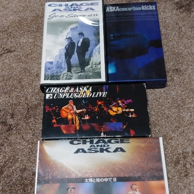 CHAGE＆ASKA　チャゲ＆アスカ　VHS ビデオ　４本セット | フリマアプリ ラクマ