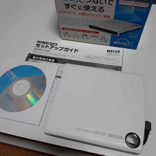 IODATA - I・O DATA 外付けDVDドライブ DVRP-U8Eの通販 by ヨッシー's