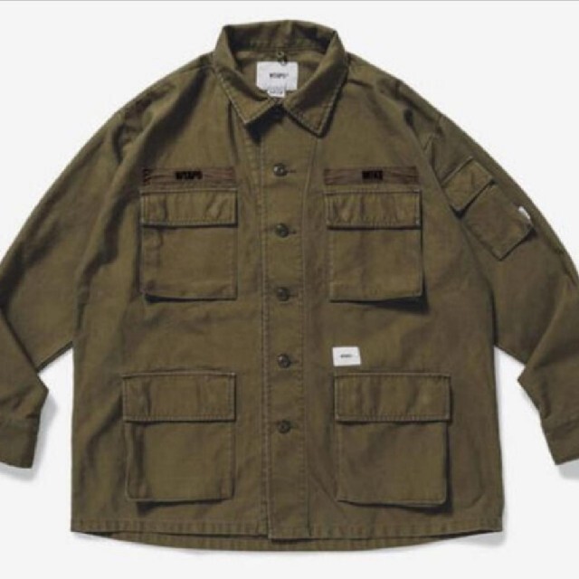 W)taps(ダブルタップス)のWTAPS JUNGLE LS 01 SHIRT OD メンズのジャケット/アウター(ノーカラージャケット)の商品写真