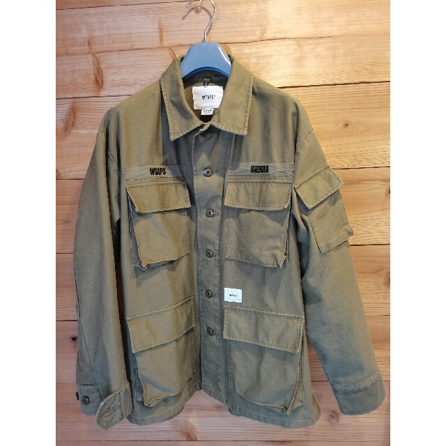 W)taps(ダブルタップス)のWTAPS JUNGLE LS 01 SHIRT OD メンズのジャケット/アウター(ノーカラージャケット)の商品写真