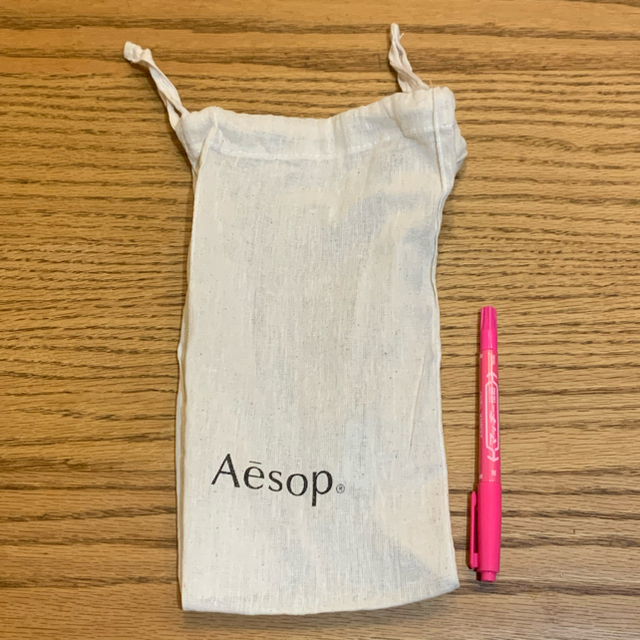 Aesop(イソップ)のイソップ　巾着　小5枚　大1枚 レディースのバッグ(ショップ袋)の商品写真
