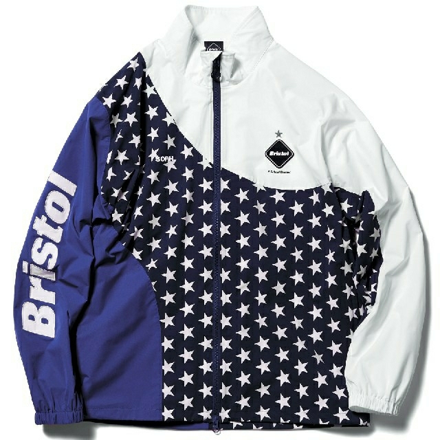 メンズF.C.Real Bristol STAR JACKET NAVY XL