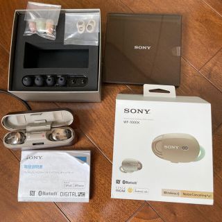 ソニー(SONY)のSONY WF-1000X ワイヤレスノイズキャンセリングステレオヘッドセット(ヘッドフォン/イヤフォン)