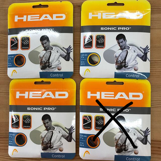 ヘッド(HEAD)のHEAD テニスガットSONIC PRO 3本セット(テニス)