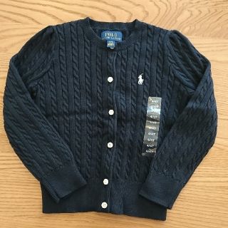 ラルフローレン(Ralph Lauren)のRALPH LAUREN カーディガン4T ネイビー (カーディガン)