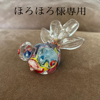 金魚　ガラス細工　新品(ガラス)