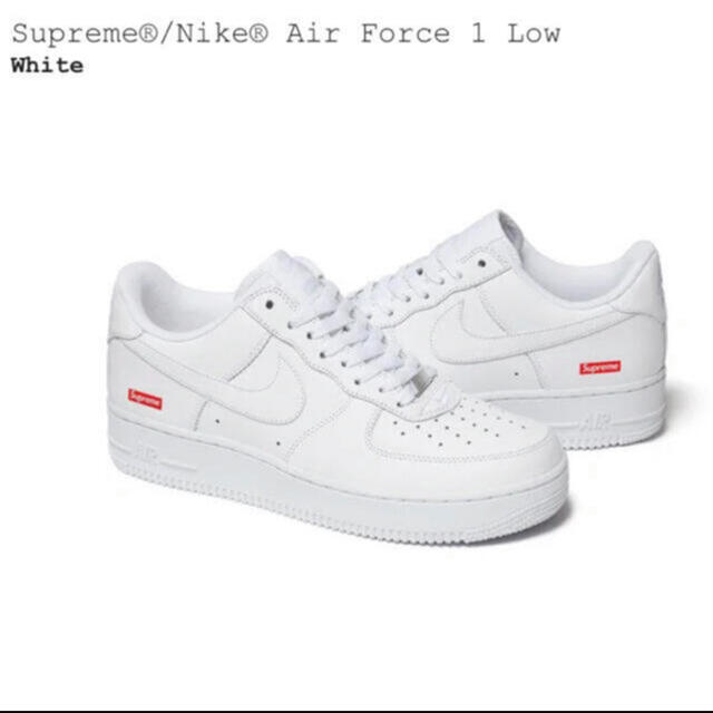 Supreme Nike Air Force 1 Low  AF1 White