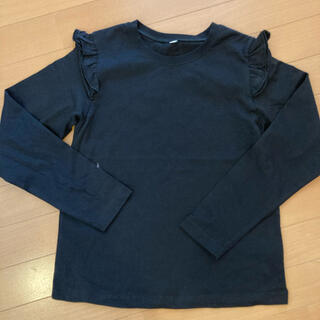 ジーユー(GU)のＧＵ　長袖フリルＴシャツ　150cm(Tシャツ/カットソー)