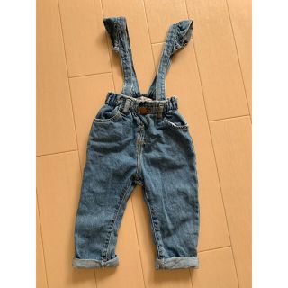 ザラ(ZARA)のZARA baby デニム　サロペット(ロンパース)