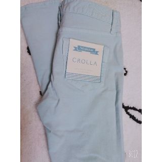 クローラ(CROLLA)の【限定sale】新品 aquagirl カラースキニーミントグリーン(スキニーパンツ)