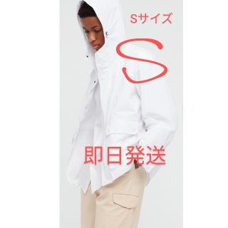 UNIQLO - ユニクロ +J オーバーサイズマウンテンパーカー 白 sサイズ