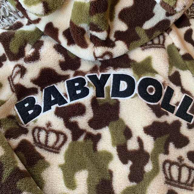 BABYDOLL(ベビードール)のBABYDOLL ファーパーカー耳付き キッズ/ベビー/マタニティのキッズ服男の子用(90cm~)(ジャケット/上着)の商品写真