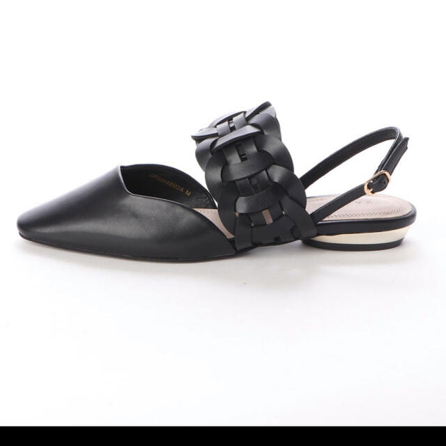 RANDA(ランダ)の限定特価！【RANDA】メッシュベルトスクエアトゥミュールパンプス レディースの靴/シューズ(サンダル)の商品写真