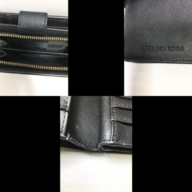 Michael Kors(マイケルコース)のマイケルコース 2つ折り財布 - 黒 レザー レディースのファッション小物(財布)の商品写真