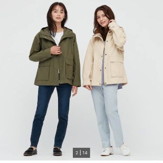 ユニクロ(UNIQLO)のオーバーサイズパーカー ユニクロ(ナイロンジャケット)