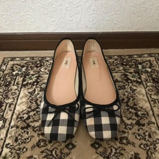 ロキエ(Lochie)のgingham check pumps(バレエシューズ)