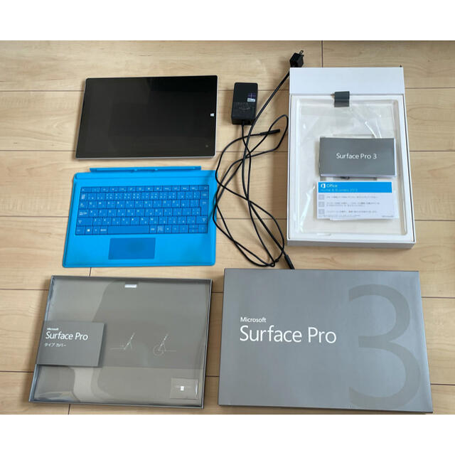 Surface Pro3 (i5/4G/128G/Win10/カバー、ドック付)