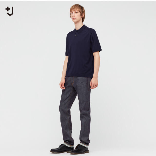 UNIQLO(ユニクロ)のkosp様　専用　セルビッチ　スリムフィットストレートジーンズ メンズのパンツ(デニム/ジーンズ)の商品写真