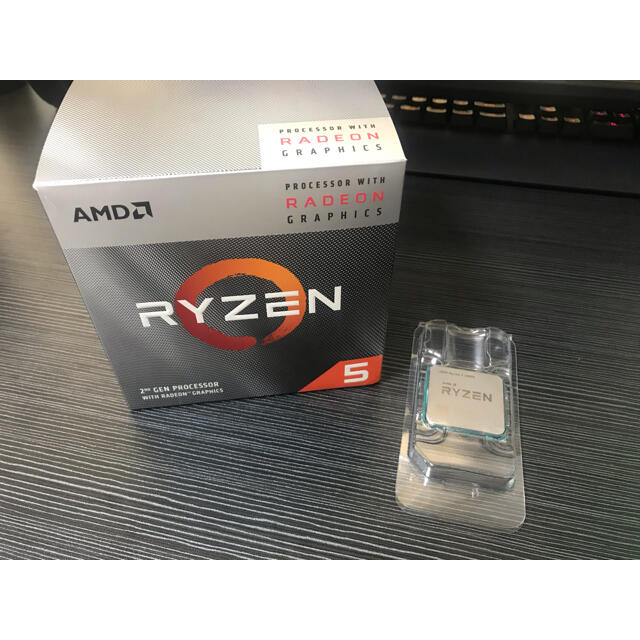 Ryzen 5 3400G Box AMD製CPU グラフィック内蔵PC/タブレット