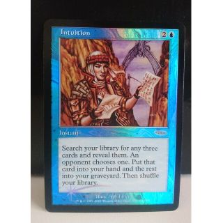 【ジャッジ褒賞】直観/Intuition【MTG Foil・再録禁止】