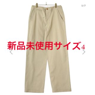 ワンエルディーケーセレクト(1LDK SELECT)の新品未使用　サイズ4 CIOTA 21ss スビンコットン ウエポン チノパンツ(チノパン)