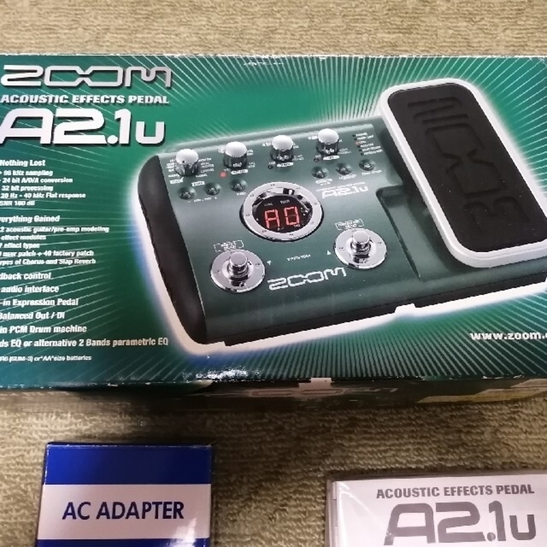 ZOOM A2.1U  アコースティックギター用 マルチエフェクター