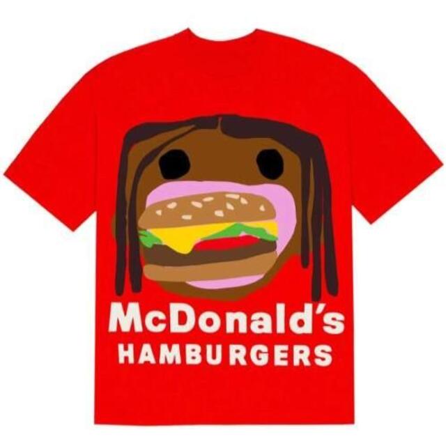 Travis Scott × McDonald's × CPFM Tシャツ XLREDレッド状態