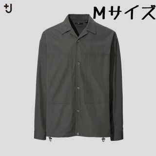 ユニクロ(UNIQLO)のUNIQLO +jジルサンダーコラボスーピマコットンオーバーサイズシャツブルゾン(シャツ)