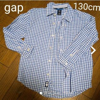 ギャップキッズ(GAP Kids)のGAP KIDS  長袖チェックシャツ 130cm size8(Tシャツ/カットソー)