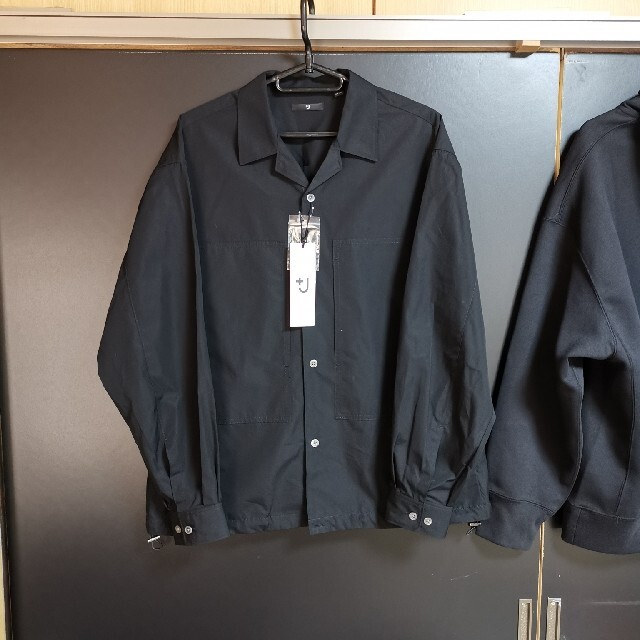 【新品】+J UNIQLO XXL オーバーサイズシャツブルゾン　黒　廃盤