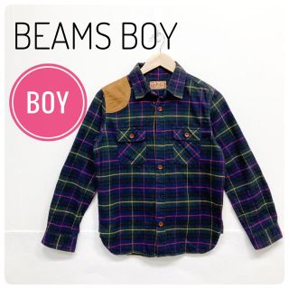 ビームスボーイ(BEAMS BOY)の【カジュアルスタイル】ビームスボーイ　チェックシャツ　春服　ボーイサイズ(シャツ/ブラウス(半袖/袖なし))