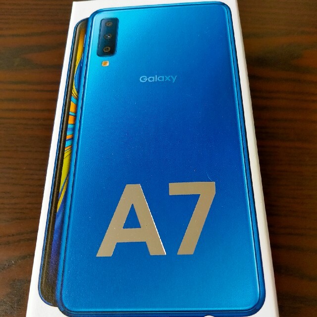 Samsung Galaxy A7 ブルー 新品未使用未開封
