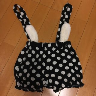 シャーリーテンプル(Shirley Temple)のshirley temple うさぎ ドット ショートパンツ 新品未使用(パンツ/スパッツ)