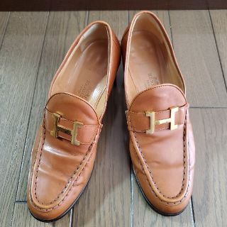 エルメス(Hermes)のHERMES　エルメス　ローファー　パンプス　39(ローファー/革靴)