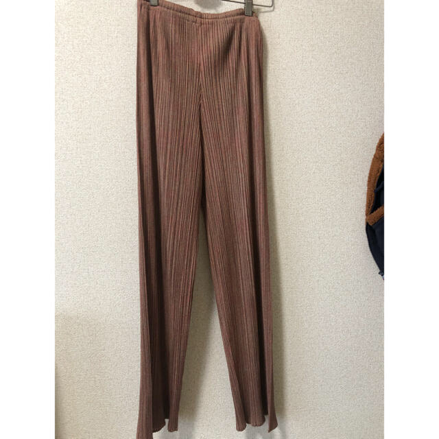 安心発送 イッセイ ミヤケ Pleats Please くすみピンクブラウン MIYAKE ...