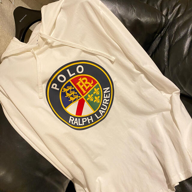 POLO RALPH LAUREN(ポロラルフローレン)のPOLO ラルフローレン　cookieロゴ　パーカーTシャツ メンズのトップス(Tシャツ/カットソー(七分/長袖))の商品写真