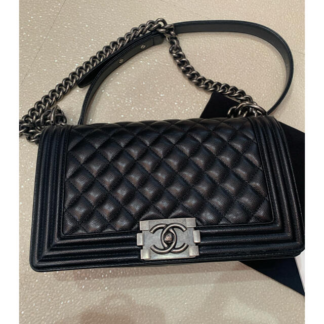 CHANEL(シャネル)のBOY CHANEL   キャビアスキン レディースのバッグ(ショルダーバッグ)の商品写真