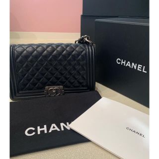 シャネル(CHANEL)のBOY CHANEL   キャビアスキン(ショルダーバッグ)