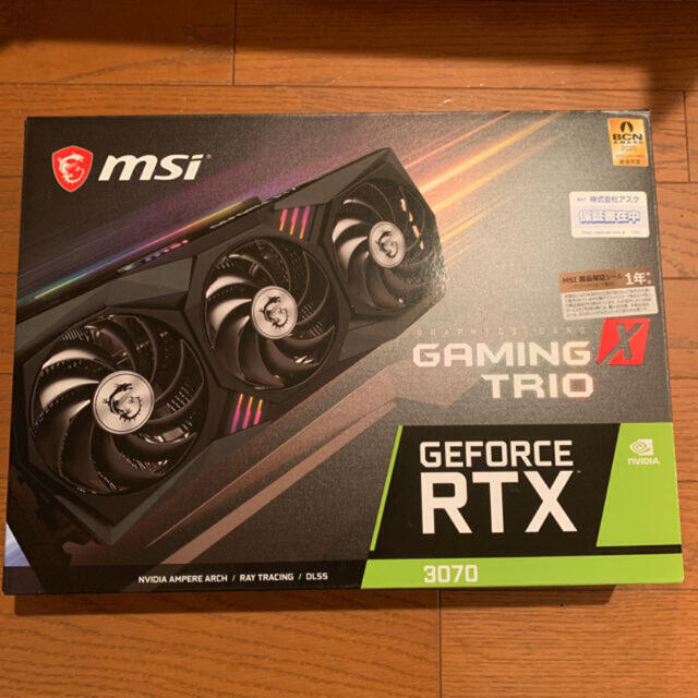 MSI GeForce RTX 3070 GAMING X TRIO 新品スマホ/家電/カメラ