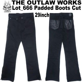 ウエストライド(WESTRIDE)のTHE OUTLAW WORKS ダイアモンドパテッド ブーツカット(ワークパンツ/カーゴパンツ)