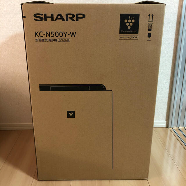 新品 未開封 SHARP プラズマクラスター KC-N500Y 加湿空気清浄機 | フリマアプリ ラクマ