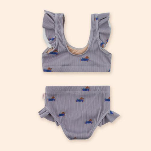 bobo chose(ボボチョース)のtiny cottons  doggy paddle swim set キッズ/ベビー/マタニティのキッズ服女の子用(90cm~)(水着)の商品写真