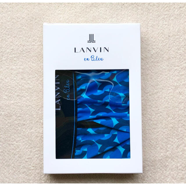 LANVIN en Bleu(ランバンオンブルー)のLANVIN en Bleu ボクサーパンツ Ｌサイズ ローライズ 日本製 メンズのアンダーウェア(ボクサーパンツ)の商品写真