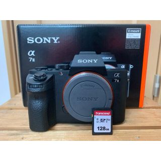 ソニー(SONY)の【SONY】α‬7Ⅱ (Transcend 128GB SDカード付き）(ミラーレス一眼)