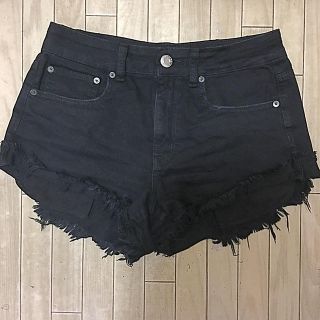 アメリカンイーグル(American Eagle)のAEO♡ブラックショーパン(ショートパンツ)